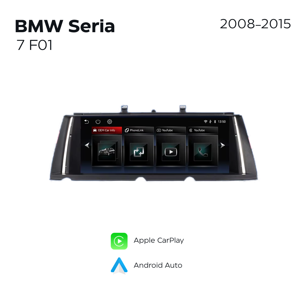 BMW Seria 7 F01/F02 Ekran Multimedialny 10.25 cala