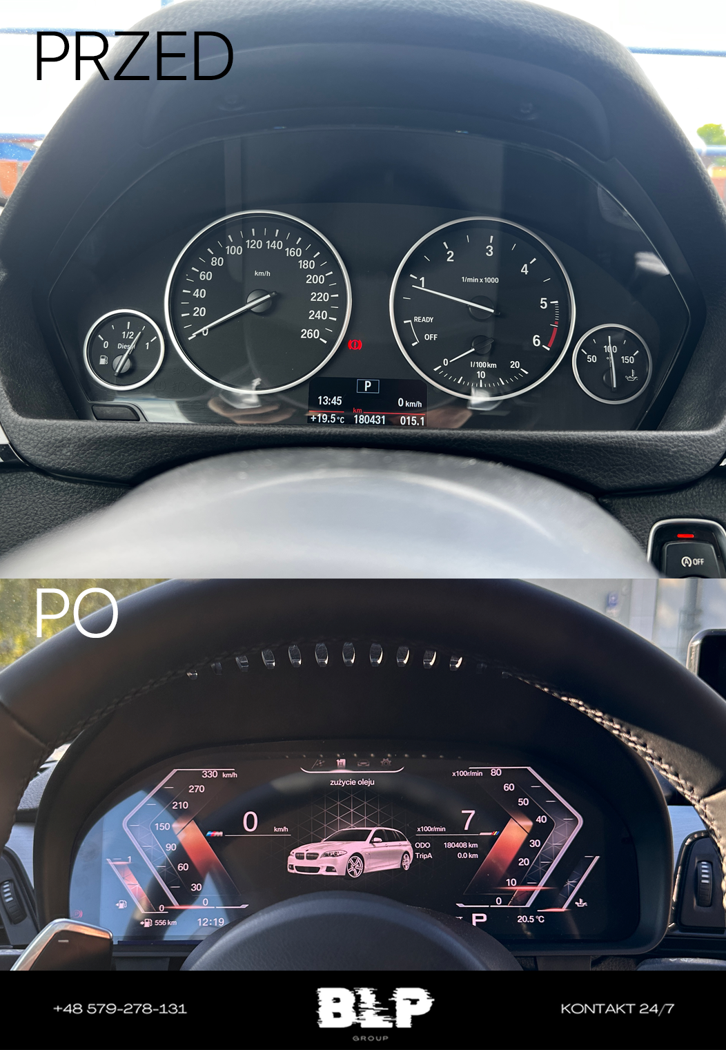 BMW Zegary Wirtualne E60/E61/E62/E63/E64
